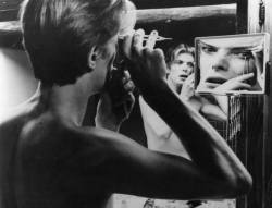 lazypacific:  Backstage from The Man Who Fell to Earth (1976), dir. Nicolas Roeg