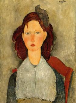 showmethe-monet:  Amedeo Modigliani Young Girl Seated 1918 