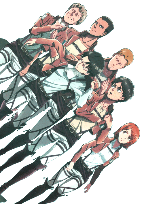 transparent anime — Levi's Squad (◕‿◕✿) (x)