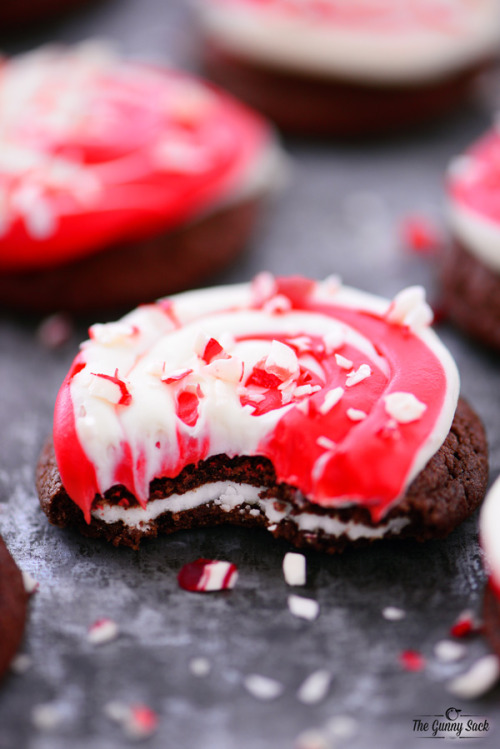 foodffs: Chocolate Peppermint Stuffed Cookies Really nice recipes. Every hour. Show me what you cook