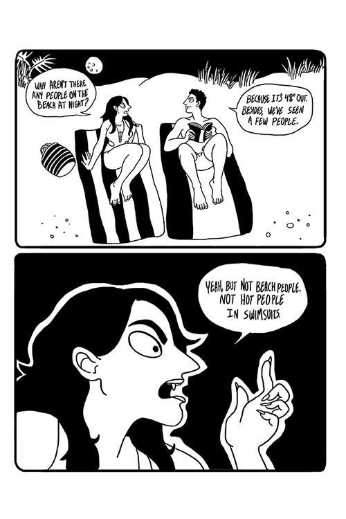 madelinehmcgrane:Vampire Beach. A comic I’ve been working on the past couple of weeks.