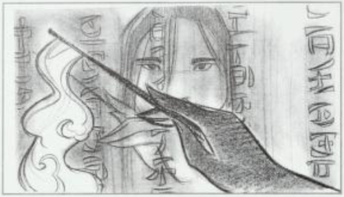 scurviesdisneyblog: Mulan storyboard art by Dean Deblois“This scene was handed to Dean as a single s