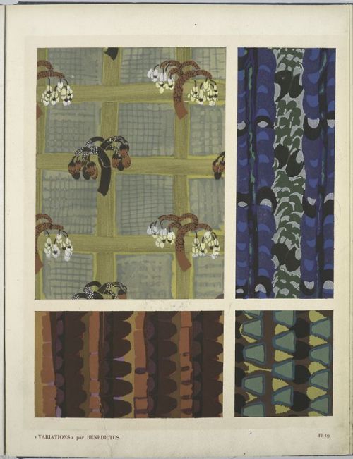 Designs from Variations : quatre-vingt-six motifs decoratifs en vingt planches, 1924. Ask a lib