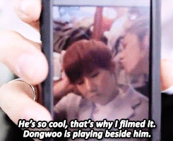  woohyun and his phone treasure 