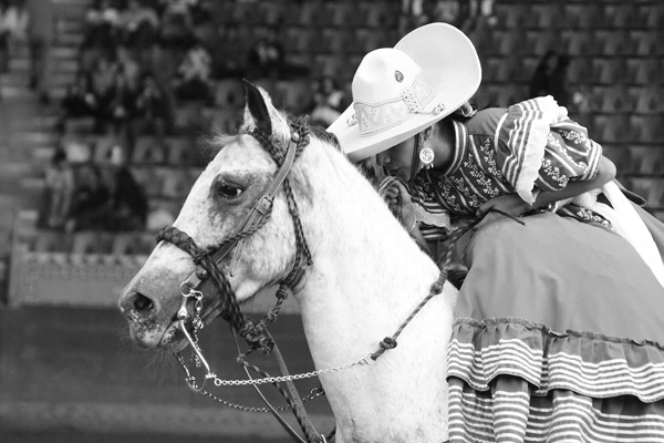 alxbngala:  Jinetes de Escaramuza Mujeres con fuerza y coraje, honor y familia en