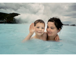 wmagazine:  Bjork with her son in Iceland,