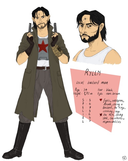 two of my fallout new vegas characters, rylen and alexander :)