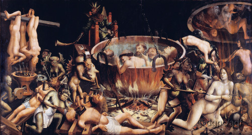 Portuguese Master (Unknown), &lsquo;Inferno&rsquo;, 1510-20″The painting offers us a m