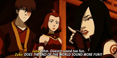 unicornships:Hotheaded Prince Zuko in Book 3 with his dramatic outbursts and that