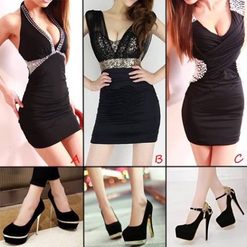 ideservenewshoesblog:  Stylish Splicing and Black Design Womens Pumps