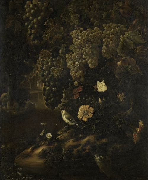 laclefdescoeurs:Grapes, Flowers and Animals, Isac Vromans