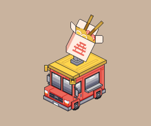 Food Truck Designed By @violxiv.