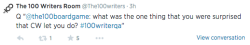 groundered:  Transcribed version of the Writers EST Q&amp;A Under the Cut: Q: ”@BTRMahomie: how much time has passed since the 100 got to the ground? #100writerqa”  A: Roughly one month has passed since the 100 landed.  Read More  #Throwback Thursday,