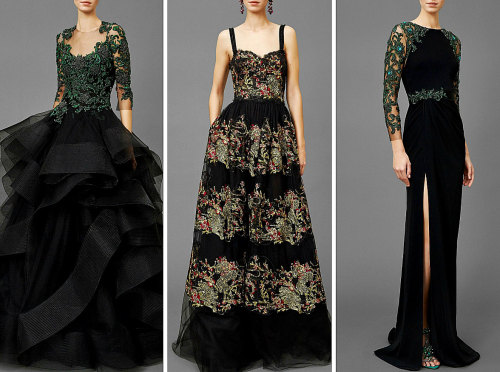 themiseducationofb:    People will stare. Make it worth their while → Marchesa | Pre-Fall ‘16    