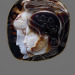 theancientwayoflife:~ Ptolemaic Cameo.Culture: GreekPeriod: HellenisticDate: 278-269 B.C.Medium: Ten-layered Arabic Onyx, dark brown and bluish white. Setting: gold ring, enamel, 4th quarter of the 16th century.