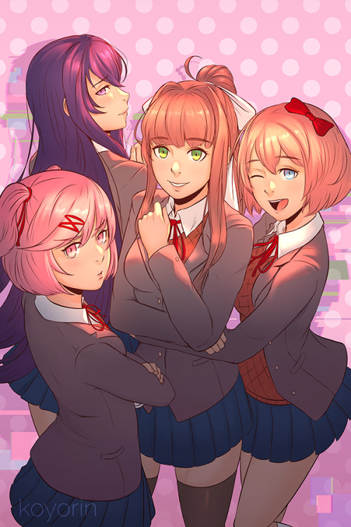koyoriin:  http://twitter.com/koyoriinhttp://patreon.com/koyorinhttp://www.pixiv.net/member.php?id=12576068Slight revision of my Doki Doki Literature Club fanart from last year!