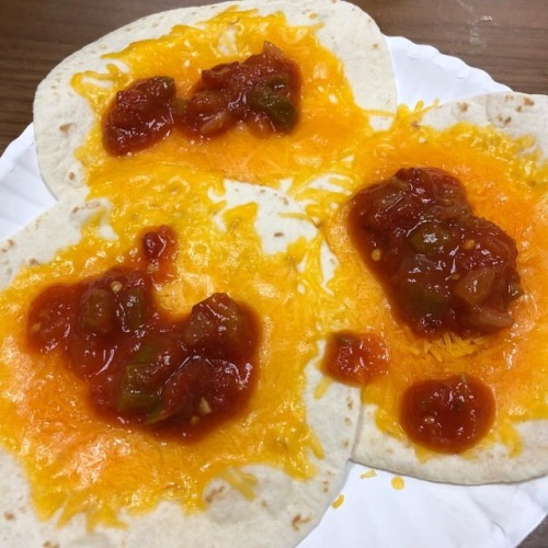 Yum yum made myself some mild cheddar and salsa roll ups with hub leftovers!!! www.instagram