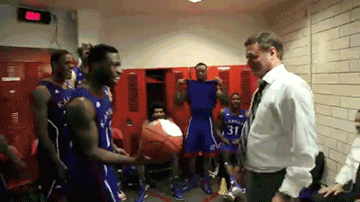 foreverjuicyy:  usatodaysports:  Bill Self’s dance moves are the best dance moves.