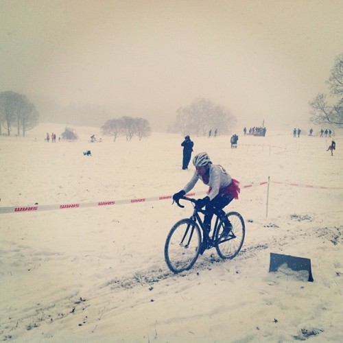 cyclecuse:  CNY’s fastest, Katina Walker #sscxwc13philly (at Belmont Plateau)