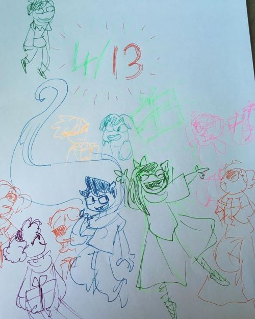 Not The Biggest Fan Of Homestuck But Happy 10th Anniversary #4/13 #homestuck #fanart #doodle #or 13/4