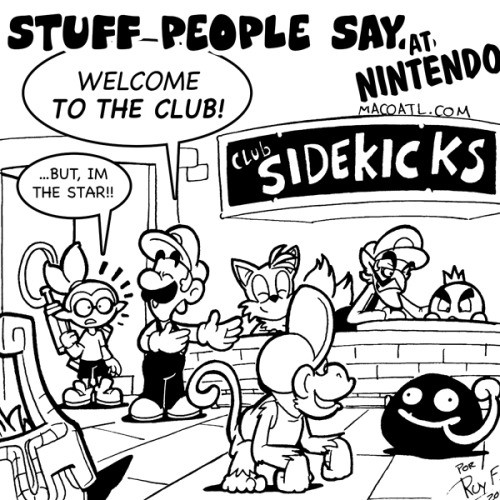 rayzeing:  macoatl:  Inkling boy finds his place…  Mario: WELCOME TO MY HOUSE PARTY, PARTY!Inkling Girl: LET’S GET INKIN’ CRAZY UP IN HERE!