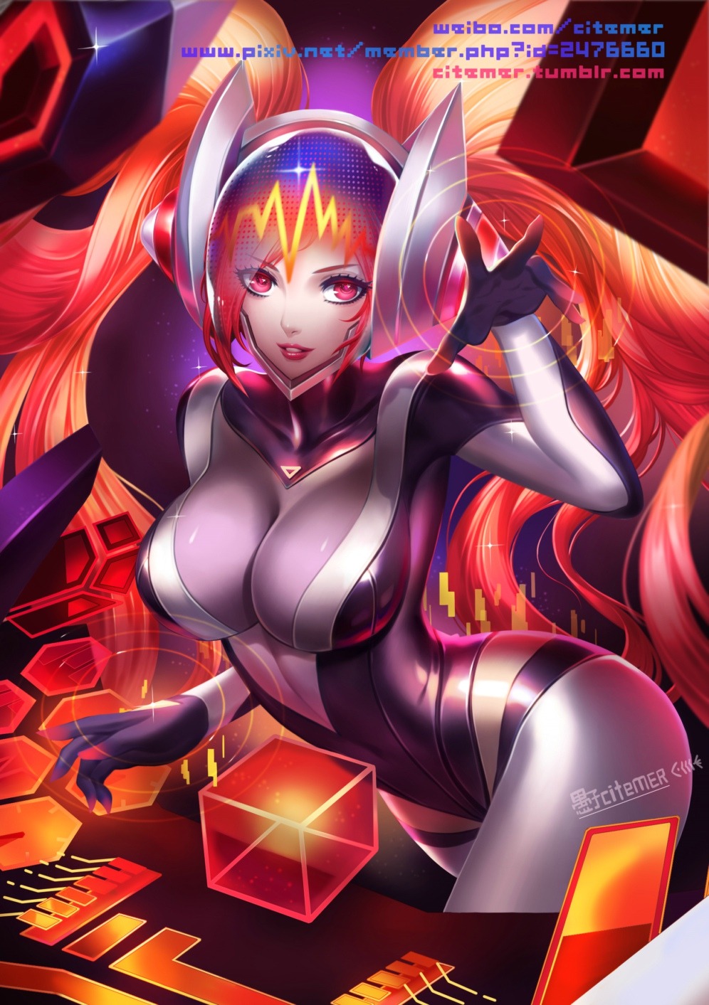 citemer:  DJ SONA~~~!!!!终于画完啦!!!这次弄的超用心的三张都画了!!~~嘟嘟嘟嘟嘟嘟嘟嘟嘟嘟~!PX：http://www.pixiv.net/member_illust.php?mode=medium&amp;illust_id=49815328