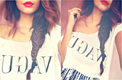 soulwithheart:  beautiful blogger braid fish braid hair lips red hair teen