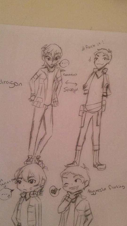 First Day Of School And I've Already Been So Bored That Klance (ft. Pidge And Rover) Invaded 99% Of A