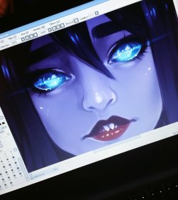 bonemoon:  close ups of my newest gijinka