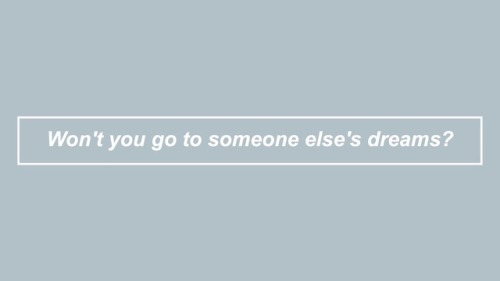 So won’t you say goodnight, so I can say goodbye | Twenty One Pilots - “Anathema” ~Listen here~ 