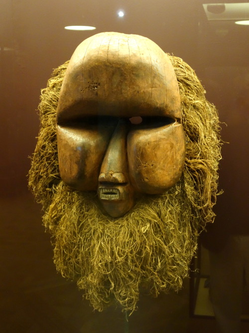 Kakuungu mask of the Suku people,Kimbau, South Bandundu, DRC.  Now in the Royal Museum for Central A