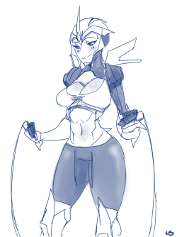 0lightsource:  Arcee at the gym 