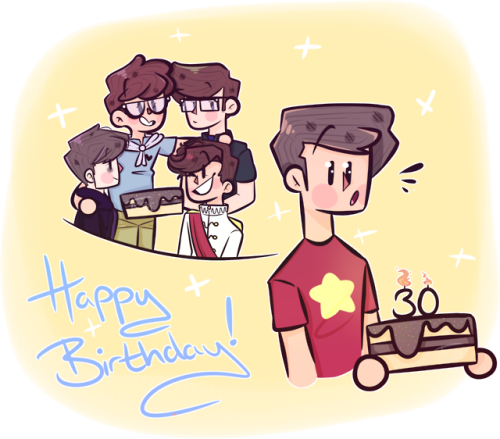 kingsketchdoodle: Happy Birthday! @thatsthat24SPEEDPAINT(Click for better quality) 