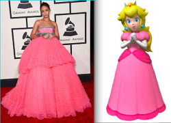 ruinedchildhood:  Rihanna cosplaying Mario Party 