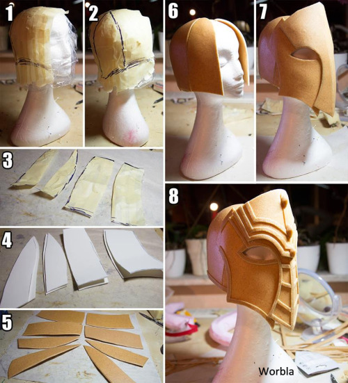 amarobotic:beccapaintmore:Various ways of making armor and weapons.Links-http://www.kamuicosplay.com