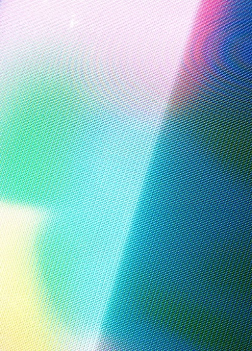 aestheticgoddess:  ‘Studies in Broadcast Colour’ by The Island Continent is an exploration into the way colour is rendered and translated through the red, green and blue channels of obsolete Cathode Ray Tube or CRT television sets. These were taken