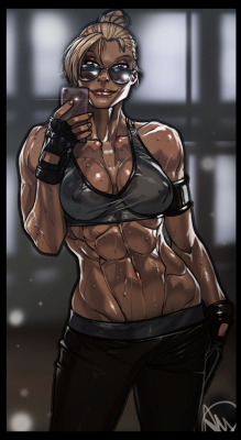 fandoms-females:  mortal_kombat_x___cassie_cage_by_ganassa