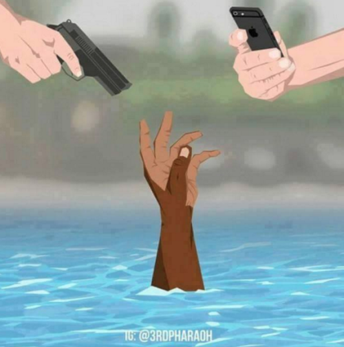 sixpenceee:  Here is a compilation of art I thought was very powerful. These ones stood out to me. I got all of these from here.  