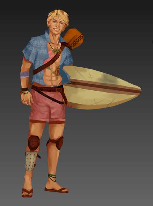 couple of companion concepts for a theoretical fallout hawaii