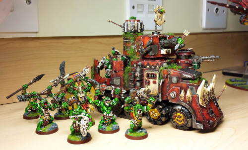 Letting savage orks run a battlewagon is probably not the best idea ever! also updated vehicles fiii