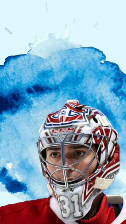 Carey Price + blue watercolor /requested by anonymous/