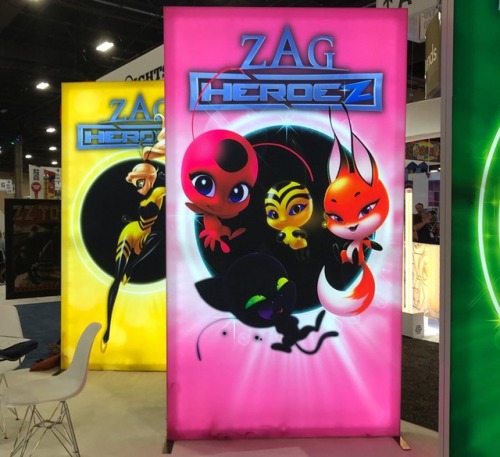 miraculousepisodes:At the Licensing Expo in Las Vegas!