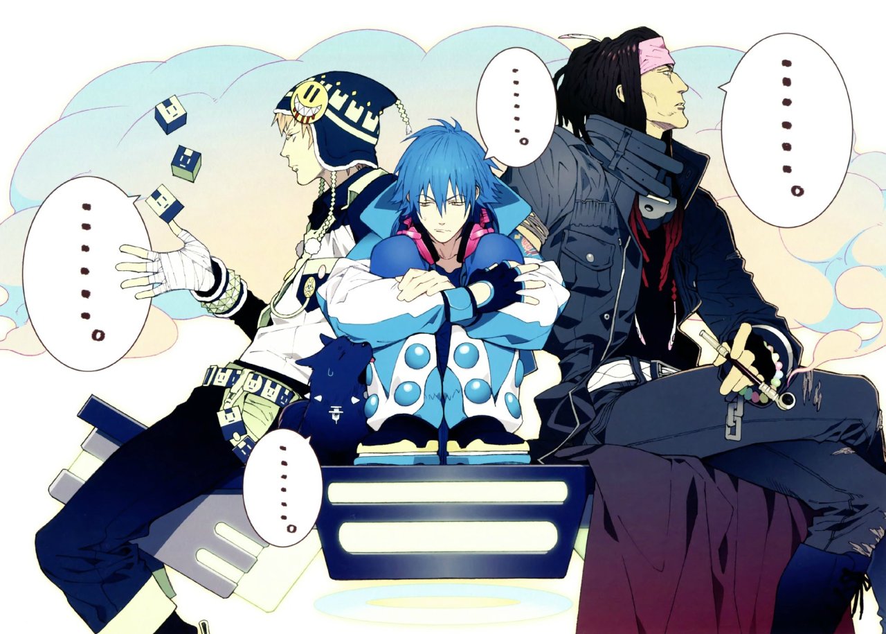 shizochka:  DRAMAtical Murder re:code Official Visual Fanbook Scans: 肉山大國王