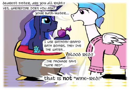 fromthedeskofmayormare:OOC: One of my favorite gags with Luna is the idea that she has a knack for being unintentionally creepy. Being a literal Creature of the Night certainly don’t help… xD