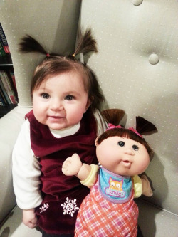 Awesome-Picz:  Babies Who Look Just Like Their Toy Dolls