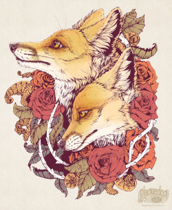 plaguedogart:  “Red Fox Bloom”