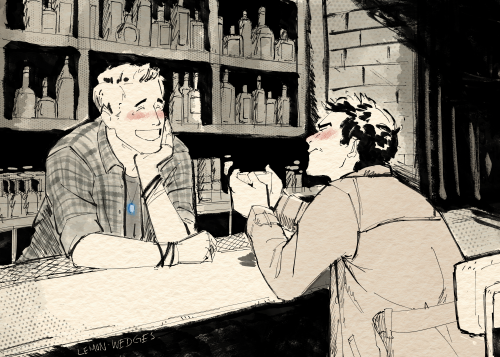 lemon-wedges: Dean keeps switching out cas’ drink with straight lemon juice to see his beloved scrun
