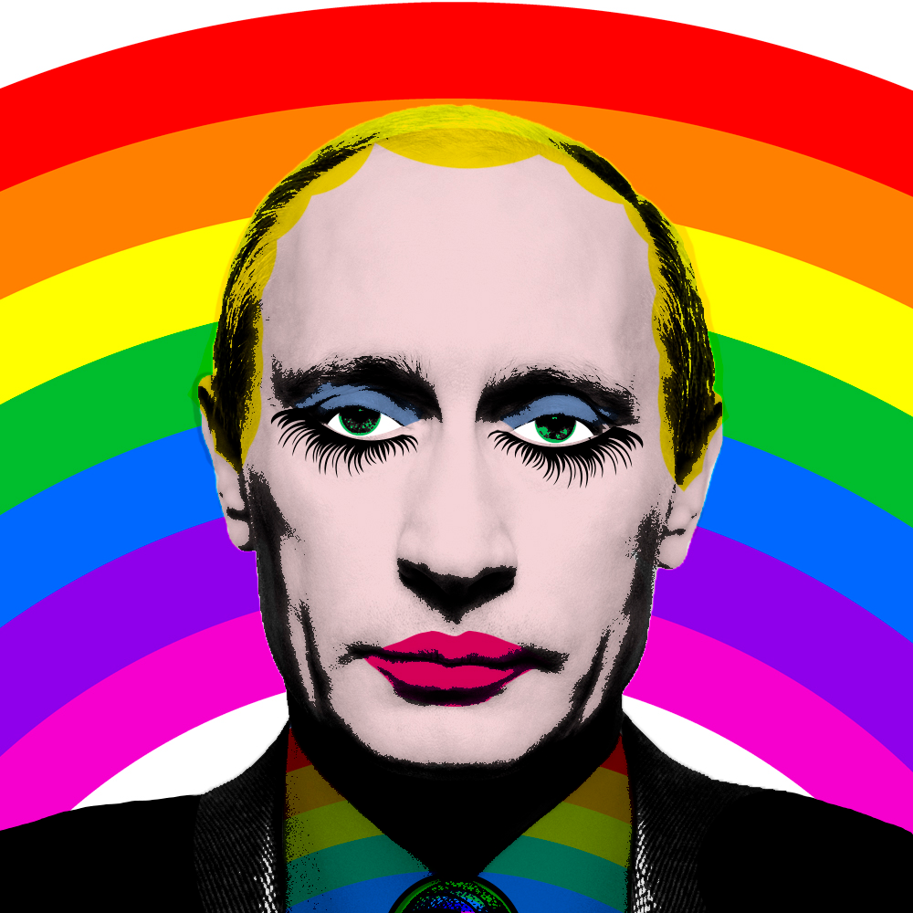 It’s now illegal in Russia to share an image of Putin as a gay clown