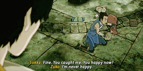 unicornships:Hotheaded Prince Zuko in Book 3 with his dramatic outbursts and that