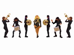 nonablog:  There is not enough love for Beyonce’s marching band. 